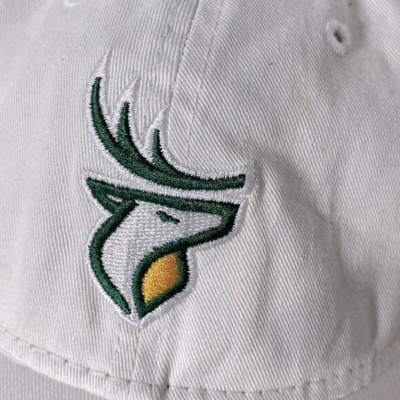 New Era White Edmonton Elks Football Adjustable Fit Ball Cap Hat - Picture 4 of 14